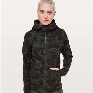 Camo scuba hoodie